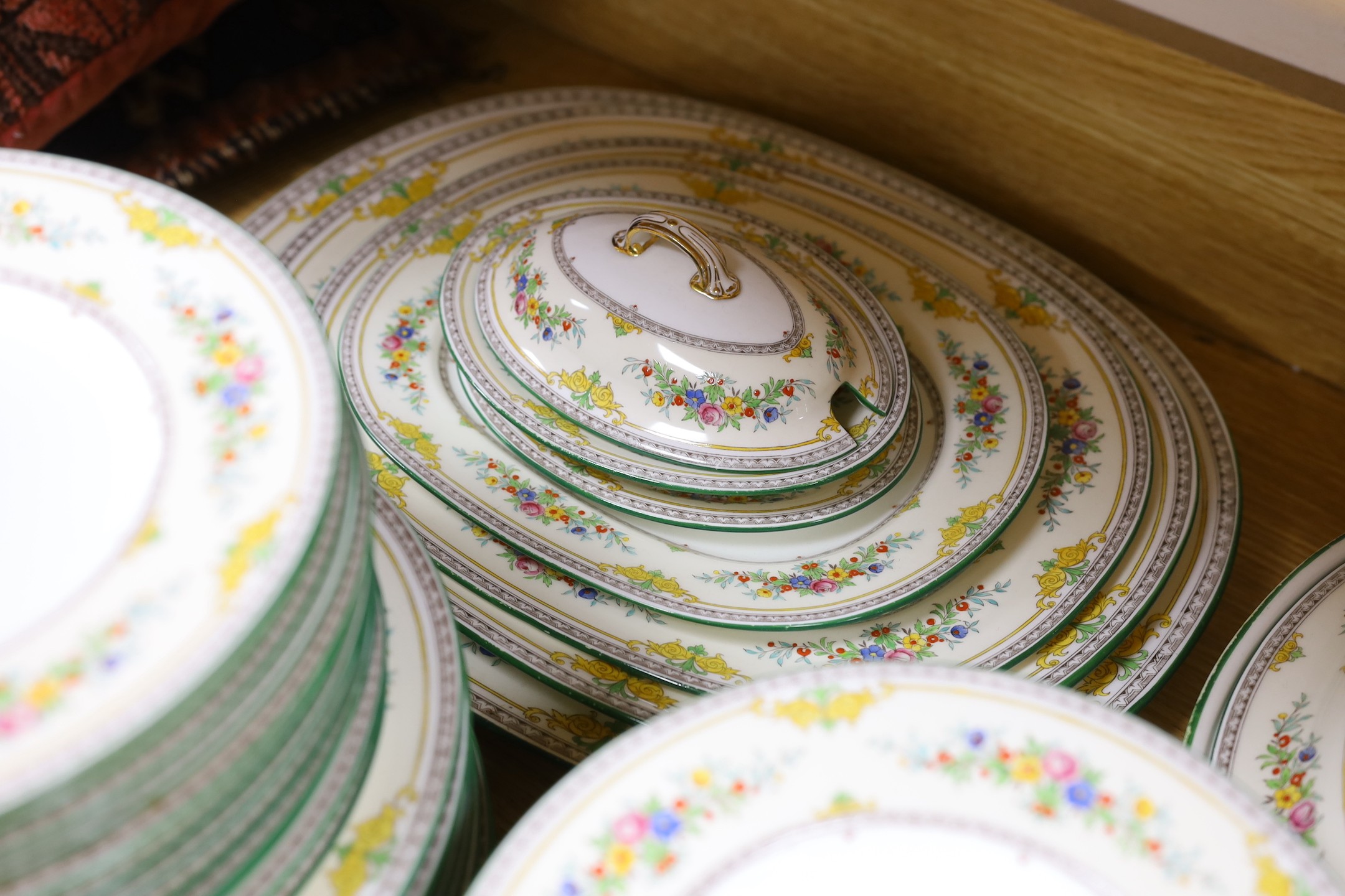 A Minton ‘Stanwood’ pattern part dinner service